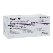 Venofer® (iron sucrose) injection